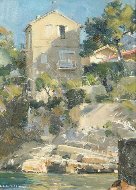 Colley Whisson, David Curtis, Contemporary Landscape Painting, Architecture Painting, Classic Paintings, Plein Air Paintings, Contemporary Landscape, Oil Painting Landscape, Urban Landscape