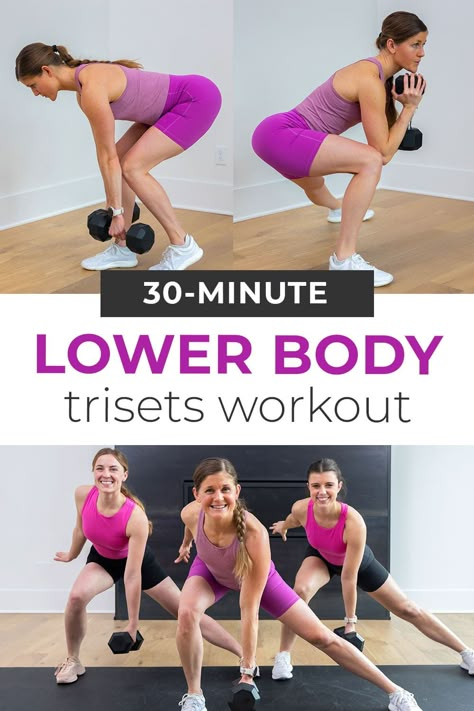 Lower Body Strength Workout, Leg Strength Workout, Strength Workout At Home, Interval Treadmill Workout, Push Pull Workout, Legs At Home, Lower Body Circuit, Body Strength Workout, Pregnancy Workout Videos