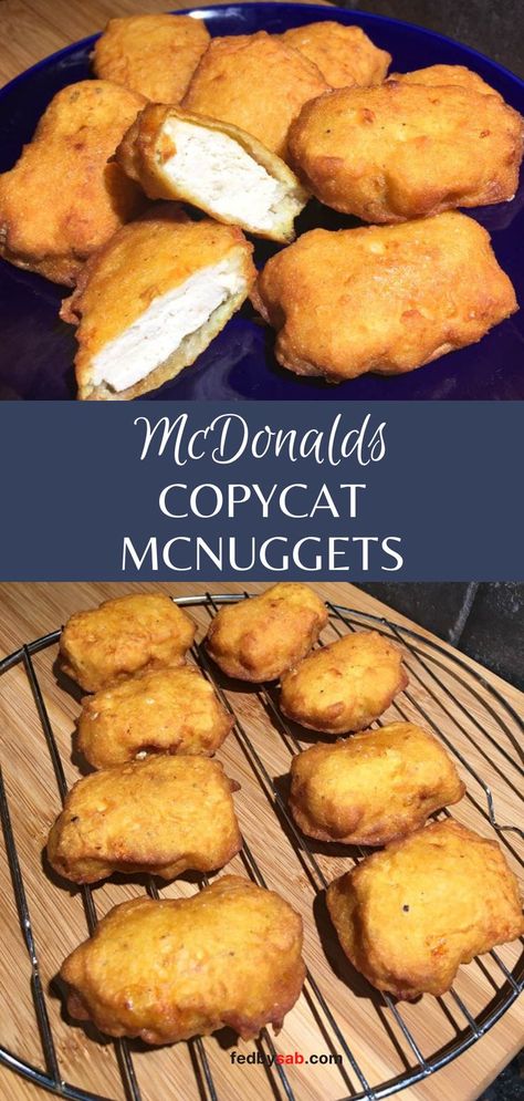 Mcnuggets Recipe, Mcdonalds Chicken, Chicken Mcnuggets, Homemade Chicken Nuggets, Moist Chicken, Chicken Nugget Recipes, Sauce Chicken, Copykat Recipes, Chicken Dishes Recipes