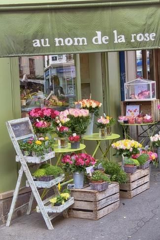 Flower Shop Display, Art Fair Booth, Flower Shop Decor, Shop In Paris, Rose In A Glass, Flower Shop Design, Herb Farm, Flower Truck, French Flowers