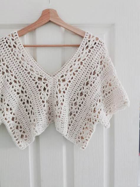 Crochet Shirt Pattern, Modern Haken, Granny Square Haken, Crochet Tee, Pull Crochet, Mode Crochet, Crochet Vest Pattern, Crochet Tops Free Patterns, Kawaii Crochet