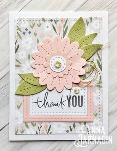 Ctmh Thank You Cards, Silhouette Cards Ideas, Cricut Thank You Cards, Stitched Flowers, Asian Cards, Close To My Heart Cards, Silhouette Cards, Paper Lovers, Ctmh Cards