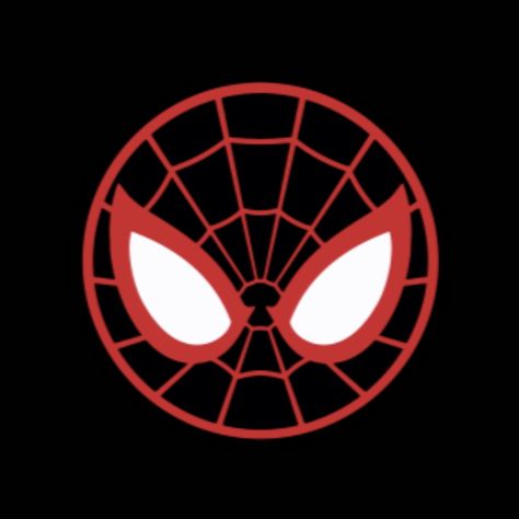 Cute Miles Morales Icon, Miles Morales Spiderman Icon, Spider Man Widgets Miles Morales, Spider Man App Icons Aesthetic, Spider Man Ios 16, Spider Man Miles Morales Icons, Miles Morales App Icons, Black And Red Spiderman, Spiderman Icons Aesthetic