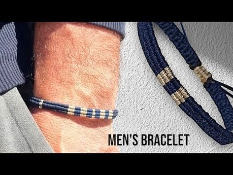 Men's Macrame Bracelet /step by step tutorial / #unisex #bracelet - YouTube Diy Bracelet For Men, Mens Macrame Bracelet, Bracelet Step By Step, Macrame Bracelet, Macrame Bracelets, Bracelet Tutorial, Unisex Style, Diy Bracelets, Arm Band