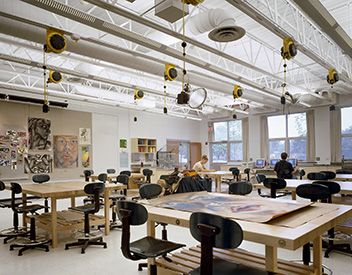 STR Partners: High Schools Art Classroom Design, Classroom Architecture, High School Art Room, High School Classroom, High Schools, High School Art, Education Architecture, Classroom Design, Learning Spaces