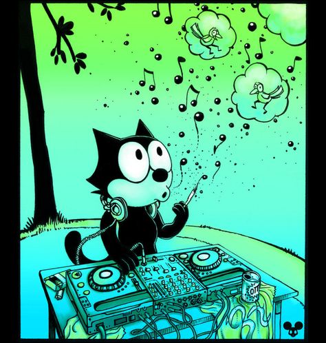 Felix the Cat on the Mix by https://www.deviantart.com/funi on @DeviantArt Felix Cat, Inspirational Backgrounds, Old School Cartoons, Cat Background, Felix The Cat, Felix The Cats, Wallpaper Cat, Wallpaper Red, Cat Character