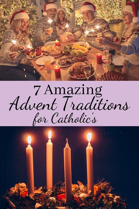 Catholic Christmas Traditions, Catholic Advent Wreath, Catholic Christmas Decorations, Christ Centered Christmas Crafts, Advent Traditions, Advent Catholic, Advent Family, Christmas Traditions Kids, Catholic Feast Days