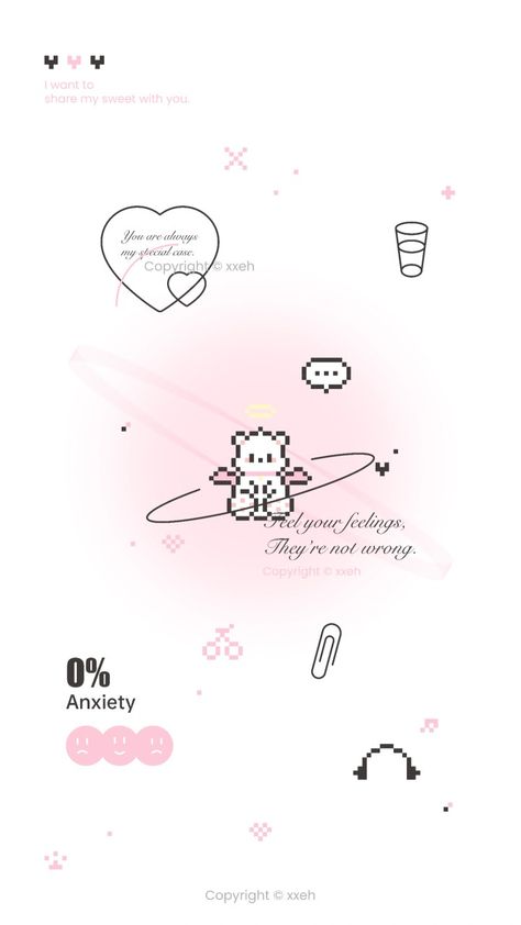 Tapeta Z Hello Kitty, Cocoppa Wallpaper, Phone Wallpaper Pink, Images Kawaii, Iphone Wallpaper Kawaii, Pola Kartu, Aesthetic Wallpaper Iphone, Wallpaper Doodle, Simple Phone Wallpapers