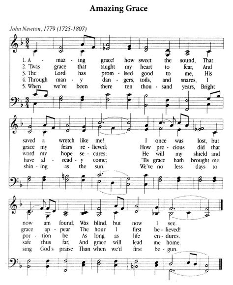 Amazing Grace Hymn Sheet Music Amazing Grace Lyrics, Amazing Grace Sheet Music, Amazing Grace Hymn, Printable Hymns, Paisley Curtains, Music Printables, Free Printable Sheet Music, Sheet Music Crafts, Hymn Sheet Music