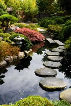 Kolam Koi, Taman Air, Japanese Style Garden, Japanese Garden Landscape, Portland Japanese Garden, Zen Garden Design, Japanese Zen Garden, Meditation Garden, Desain Lanskap