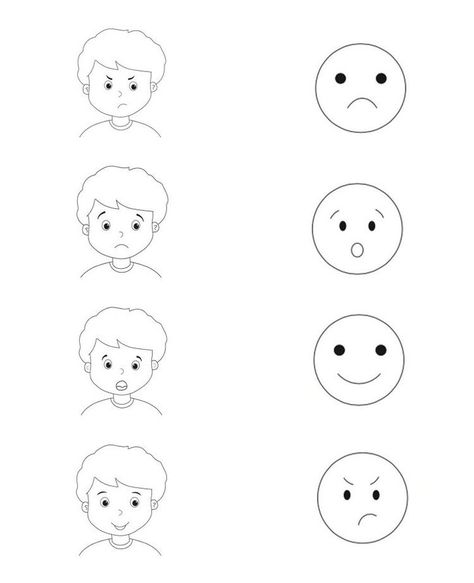 Teaching Emotions, Emotions Preschool, Emotions Activities, All About Me Preschool, Social Emotional Activities, Kids Worksheets Preschool, Preschool Activities Toddler, Preschool Arts And Crafts, Aktivitas Montessori