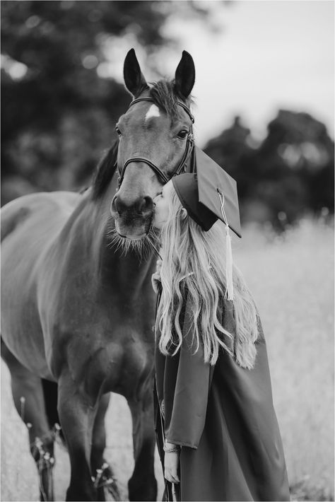 Senior Picture Ideas Equestrian, Unique Senior Pictures With Horses, Horse And Dog Senior Pictures, Equestrian Graduation Pictures, Graduation Photos With Horses, English Horse Photoshoot, Senior Pic Ideas With Horses, Graduation Horse Photoshoot, Country Senior Pictures With Horses