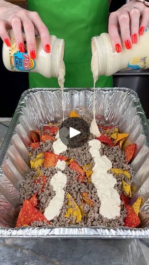 Recipe Mexican, Baking Recipe, Nacho Cheese, Dinner Idea, Mexican Food, Kids Birthday Party, Ground Beef, Easy Dinner, Mexican Food Recipes