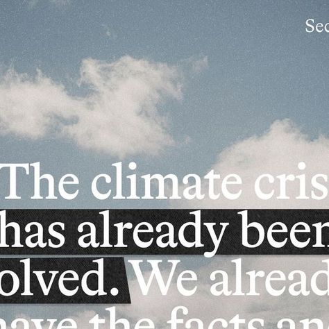 Second Nature | A Commons Project | Doomist narratives will convince you that there’s nothing to be done about the climate crisis. That’s not true. We have the climate... | Instagram Environmental Education, Climate Crisis, Common Projects, Sustainability, Science, Education, Memes, Quotes, Instagram