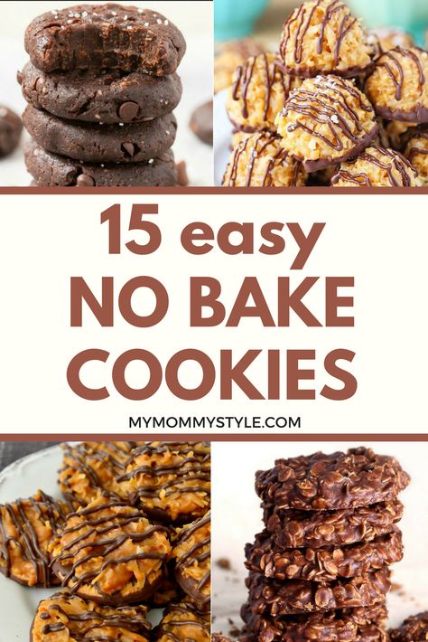 Yummy no bake cookies that are quick and easy and you don't even need to warm the house with the oven. Find a new favorite cookie!