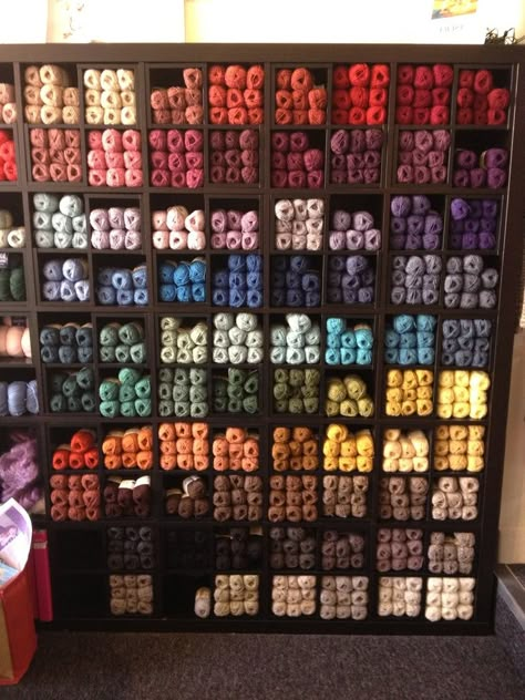 1000+ ideas about Yarn Storage on Pinterest | Yarns, Yarn Stash ... Yarn Storage Ideas, Yarn Humor, Knitting Room, Crochet Quote, Yarn Organization, Knitting Humor, Crochet Geek, Yarn Storage, Crochet Humor