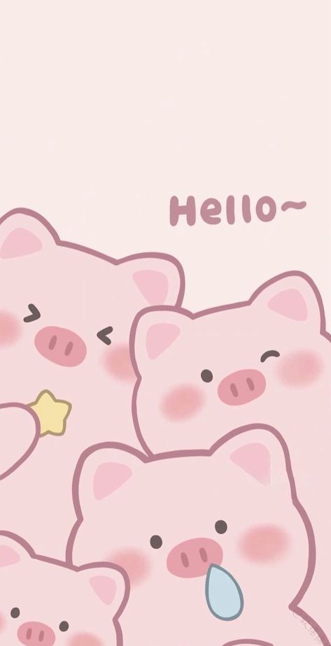 Cute, cute wallpaper, pink, pink wallpaper, piglet, cartoon, cartoon wallpaper, aesthetic, aesthetic wallpaper, One Piece Theme, Pig Wallpaper, Njoy Obs, Iphone Wallpaper Kawaii, Iphone Lockscreen Wallpaper, Cute Kawaii Animals, Pretty Phone Wallpaper, Pig Cartoon