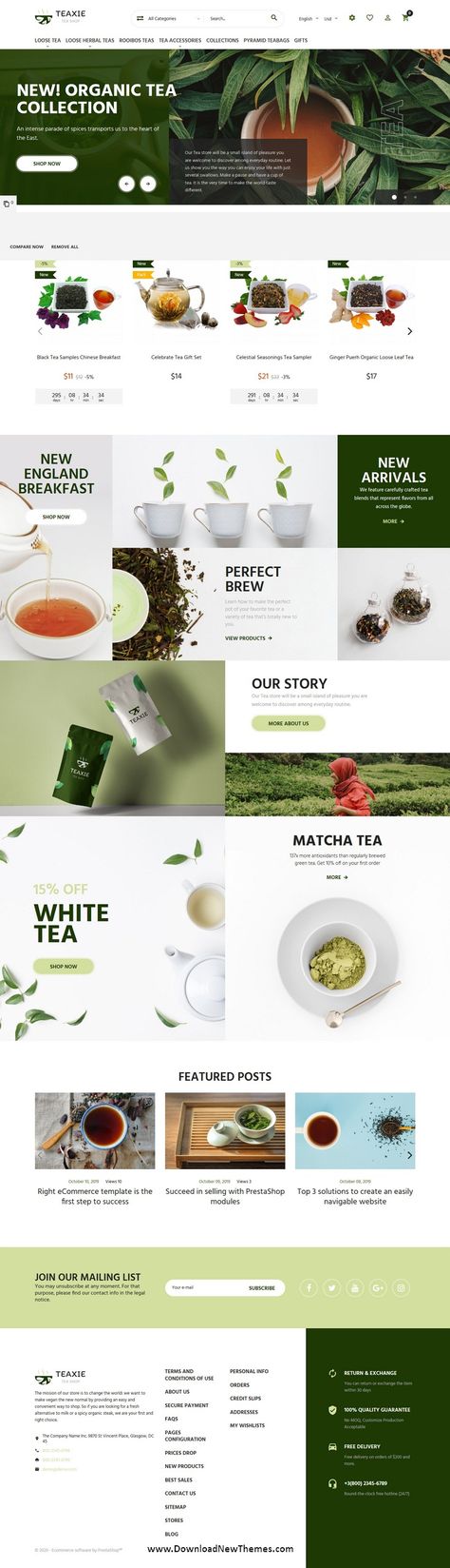 Herbal Website Design, Tea Website Design Inspiration, Tea Website Design, Organic Tea Brands, Website Design Ecommerce, Web Design Inspiration Portfolio, Sip Tea, Ahmad Tea, Tea Website