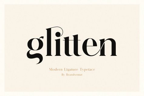 Glitten Font - Dafont Free Great Logo Design, Typographie Logo, Inspiration Typographie, Typographie Inspiration, Classy Fonts, Minimalist Font, Trendy Fonts, Inspiration Logo Design, Elegant Serif Fonts