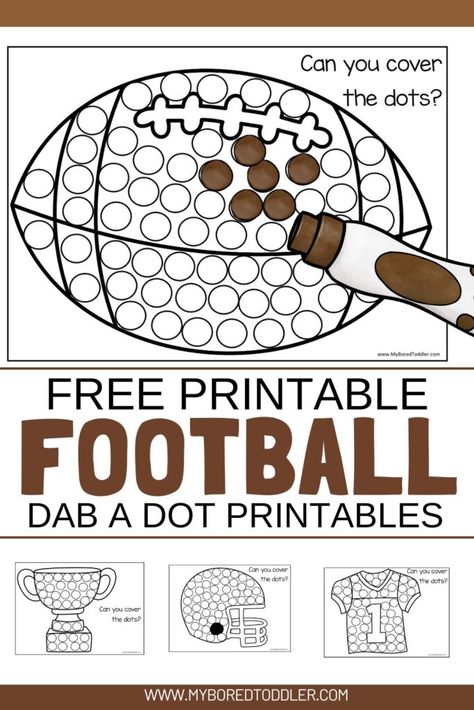 Football Crafts Kids, Sports Crafts For Kids, Sports Lesson Plans, Super Bowl Activities, Camping Preschool, Football Activity, Toddler Football, Sports Crafts, Sports Theme Classroom