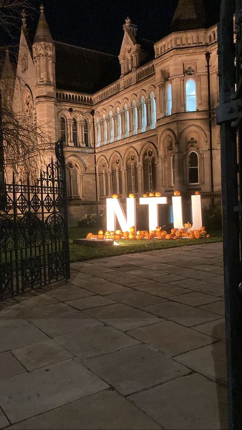 nottingham trent university autumn halloween pumpkin autumnal arkwright architecture midnight dark city Nottingham Trent University Aesthetic, University Of Nottingham Uk, Nottingham University Aesthetic, Nottingham Aesthetic, Aesthetic Papers, 2025 Manifestation, Nottingham University, 2025 Moodboard, Anglia Ruskin University