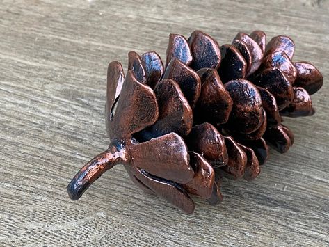 Metal Pinecone Hand Forged Iron | eBay Blacksmith Flowers, Metal Pinecone, Pinecone Decor, Thrift List, Metal Bird Wall Art, Personalized Tie Clip, Iron Anniversary Gifts, Bronze Gifts, Iron Gifts