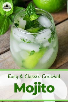 Original Mojito Recipe, Mojito Quotes, Best Rum For Mojitos, Best Mojito Recipe, Mojito Recipe Classic, Home Bartender, Mojito Drink, Classic Mojito, Classic Cocktail Recipes