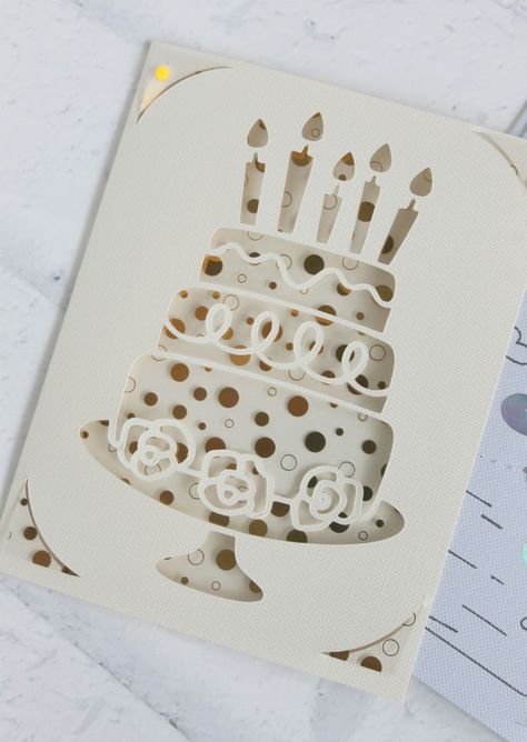 Ginger Snap Crafts: How to Make Cards with the Cricut Joy {tutorial} Cricut Joy Watercolor Cards, Carte Anniversaire Cricut Maker, Card Ideas Cricut, Cricut Cutout Cards, Free Cricut Birthday Card Template, Circuit Birthday Cards, Diy Birthday Cards Cricut, Handmade Cards Cricut, Free Cricut Cards