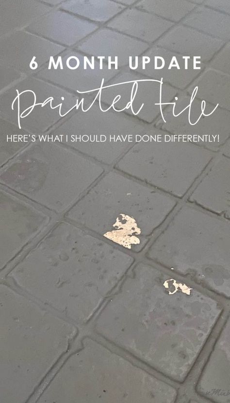 Paint Bathroom Tile, Tile Update, Painting Ceramic Tile Floor, Bathroom Shower Tiles, Painted Bathroom Floors, Bathroom Tile Floor, Painting Bathroom Tiles, Paint Makeover, Paint Bathroom