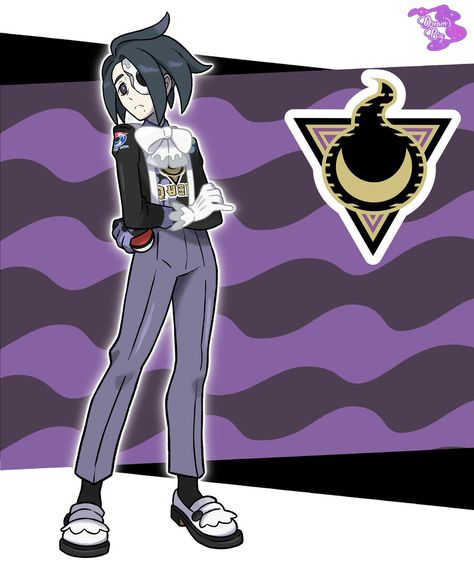 Gym Leader Oc, Allister Pokemon, Pokemon Gym Leaders, Ghost Type Pokemon, Pokemon W, Ghost Pokemon, Pokemon Fanart, Oc Pokemon, Pokemon Regions