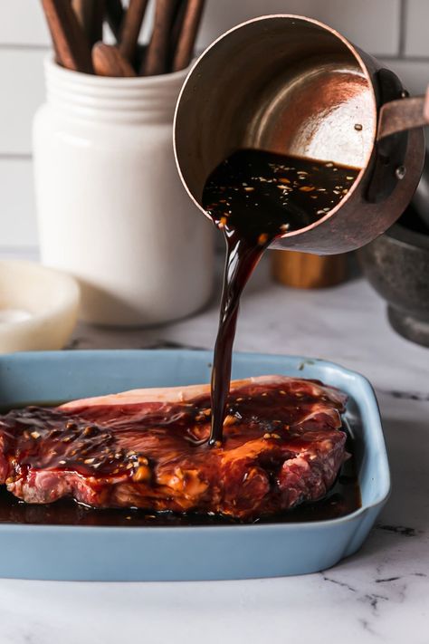 5-Minute Balsamic Steak Marinade - Life is but a Dish Balsamic Steak Marinade, Skirt Steak Marinade, Balsamic Steak, Balsamic Marinade, Mustard Skirt, 2024 Recipes, Honey Balsamic, Steak Marinade, Rice Wine Vinegar