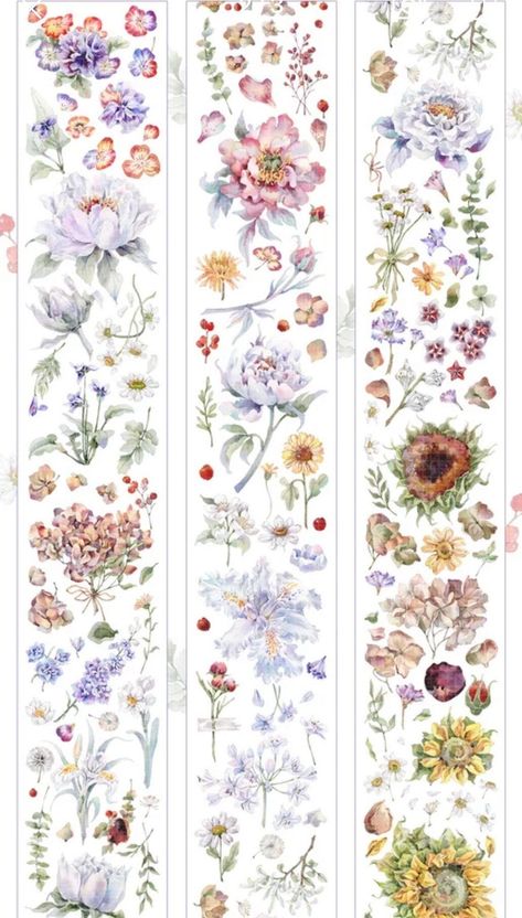 💥1-loop floral PET tape sample. Perfect for journaling, scrapbooking, planners, and more! 

Find it on : [link]

#journaling #scrapbooking #planner #stickers #journalstickers #pettape Supplies For Journaling, Scrapbooking Retreats, Scrapbook Storage, Album Journal, Scrapbook Organization, Sticker Journal, Scrapbook Quotes, Scrapbook Flowers, Stickers Journal