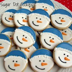 Order Christmas Winter Sugar Cookies - Custom Decorated ... Cutout Cookies Decorated, Winter Sugar Cookies, Christmas Sugar Cookie Designs, Christmas Cutout Cookies, Christmas Sugar Cookies Decorated, Frosted Cookies, Cute Christmas Cookies, Christmas Cutouts, Snowman Cookies