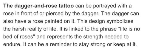 Dagger and rose tattoo meaning Meaning Of Rose Tattoo, Rose Meanings Tattoo, Dagger Rose Tattoo, Daggar Tattoo, Rose Dagger Tattoo, Rose Tattoo Small, Dagger Tattoo Meaning, Knife And Rose Tattoo, Rose And Dagger Tattoo