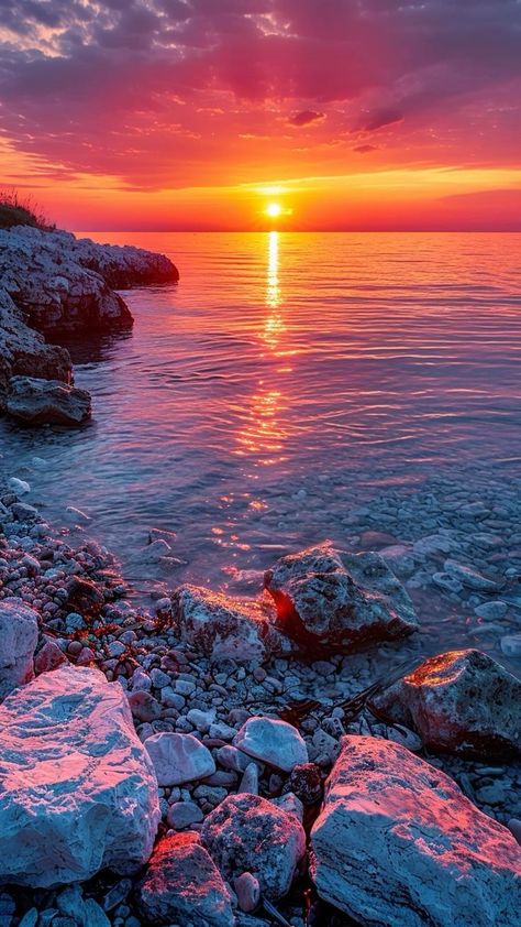 Beach Sunset Wallpaper, Beautiful Scenery Photography, Cute Summer Wallpapers, Beautiful Ocean Pictures, Ocean Pictures, Night Scenery, Pretty Landscapes, Sunset Wallpaper, Beautiful Landscape Wallpaper