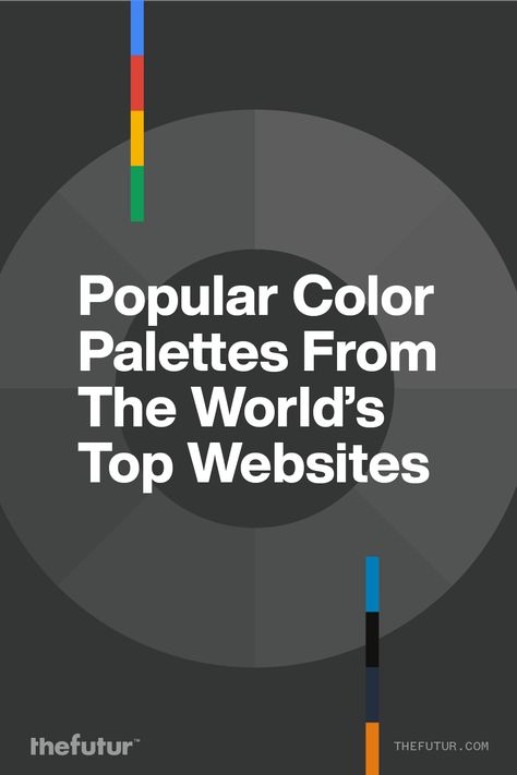 What do the world's top websites all have in common? They have a good color scheme, one that sticks to their brand and doesn’t make the website look too busy. They keep things simple but fun and become known for the colors they choose. If you want to learn from the best, we’ve dissected the top 10 most popular websites for their color schemes with tips on how to create your own. Whether you are a brand strategist, web designer, or creative entrepreneur, our latest article is for you. Website Themes Color Schemes, Popular Color Palettes, Web Design Color, Web Design Websites, Colorful Website, Best Color Schemes, Top Websites, Website Color Palette, Web Colors