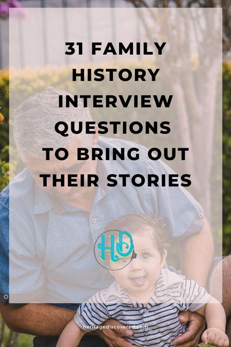 Family History Trivia Questions, Questions To Ask When Writing A Biography, Questions To Ask Your Parents About Their Life, Documentary Interview Questions, Parent Interview Questions, Fun Family History Activities, Grandparents Day Interview Questions, Questions For Grandma, Question To Ask Your Grandparents