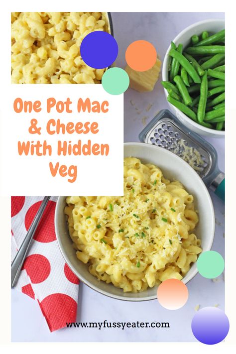 One Pot Mac And Cheese Recipe, One Pot Mac, Sneaky Veggies, Veg Recipe, Squash Vegetable, Mac Cheese Recipes, Fussy Eaters, Hidden Veggies, Mac Cheese