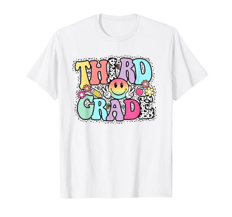 PRICES MAY VARY. Hello Third Grade shirt is a funny Back to school clothes for any Third Grader that wants to go back to school in style.Wear this cute Third Grade tshirt for teachers and students, surprise your classroom in your first day of school.Team 3rd Grade rocks! If 3rd Grade is your jam, go back to school and let everyone know that you're now part of the Third Grade squad with this 3rd Grade tee for boys girls women and men. First day of school outfit for anyone ready to crush 3rd Grade Girls Teacher, Teacher Back To School, Third Grade Teacher, First Day Of School Outfit, School Clothes, School Team, Going Back To School, Back To School Outfits, Third Grade