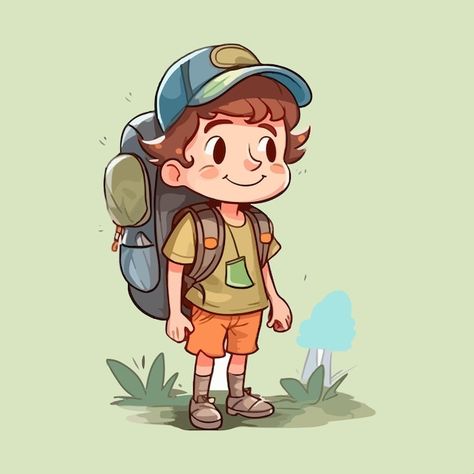 Boy Cartoon Characters, Cap Drawing, Beginners Drawing, Drawing Ideas For Beginners, Easy Drawing Ideas, Scenery Drawing, Story Books Illustrations, Cartoon Style Drawing, Circle Drawing