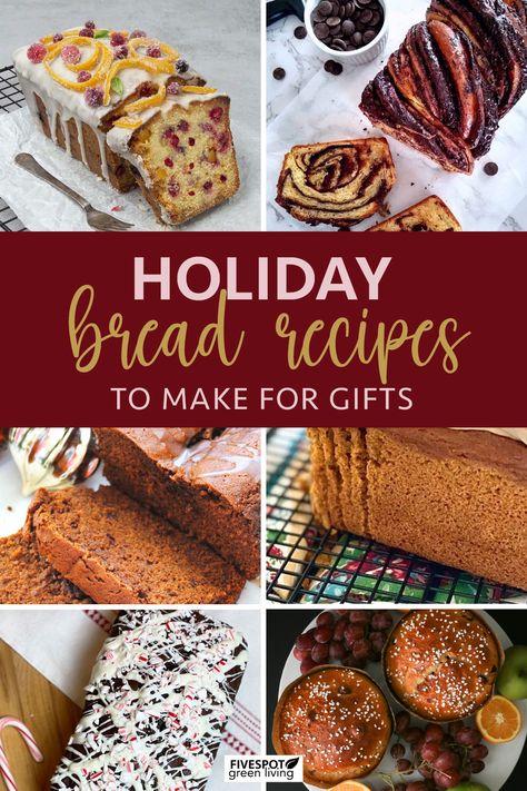 holiday bread recipes for gifts Holiday Bread Recipes, Recipes For Gifts, Card Diy Ideas, Stollen Bread, Christmas Bread Recipes, Banana Bread Chocolate, Christmas Card Diy, Festive Bread, Bread Gifts