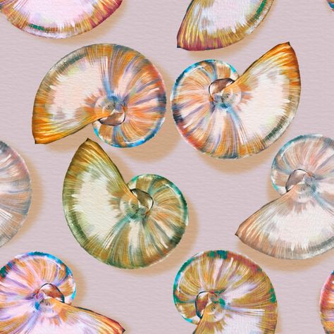 Margaretssong#121 . . . . . . . #pattern #fabric #textile #digitalpainting #ocean #seashells #motif #wallpaper #printandpattern #drawing Motif Wallpaper, Seashell Pattern, Seashells Patterns, Shell Pattern, Fabric Textile, Pattern Fabric, Girls Eyes, Digital Painting, Sea Shells