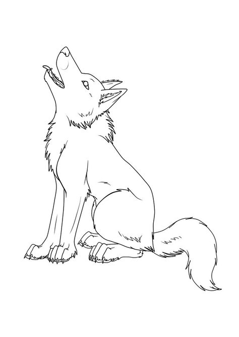 Wolf Printable, Wolf Coloring Pages, Wolf Kids, Wolf Colors, Puppy Coloring Pages, Shingle Colors, Wolf Pictures, Coloring Page Ideas, Anime Wolf