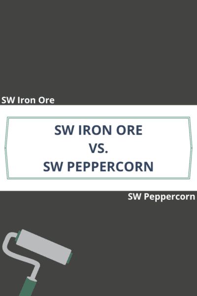 Sherwin Williams Paint Iron Ore, Behr Iron Ore, Sw Iron Ore Accent Wall Bedroom, She Twin Williams Peppercorn, Iron Ore Color Palette Bedroom, Peppercorn By Sherwin Williams, Peppercorn Front Door Sherwin Williams, Peppercorn Vs Iron Ore Sherwin Williams, Iron Ore Walls Sherwin Williams