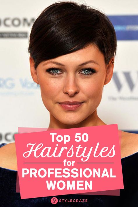 Top 50 Hairstyles For Professional Women Professional Short Hair Styles For Work, Haircuts For Professional Women, Business Haircut For Women, Professional Haircuts For Work, Professional Womens Hairstyles, Business Woman Haircut, Hairstyles For Professional Women, Short Hair Professional Style, Business Professional Haircut For Women