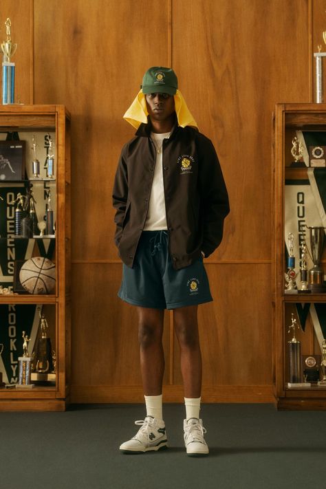 Aime Leon Dore, Outfits Hombre, Looks Street Style, 2022 Fashion, Coach Jacket, Streetwear Men Outfits, Gym Shorts, Outfits Fashion, Mens Street Style