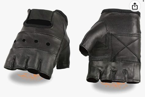 Leather Pull On closure Men's Leather Fingerless Gloves Model Number: SH216-XS-BLACK Item Package Dimension: 12.0" L x 2.0" W x 9.0" H Item Package Weight: 1.0 lb Fingerless Leather Gloves, Biker Gloves, Leather Fingerless Gloves, Women Gloves, Gloves Men, Gloves Women, Warmest Winter Gloves, Fashion Gloves, Gloves Fashion