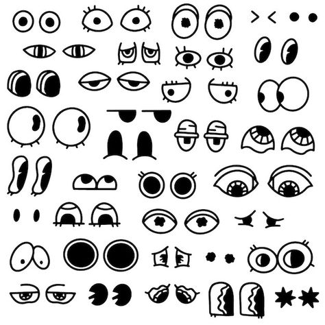 Drawing Style Types Check more at https://aspirasi.my.id/drawing-style-types/ Eye Drawing Easy Cartoon, Monster Eyes Drawing Reference, Funny Eyes Drawing, High Eyes Cartoon, Head Shapes Drawing, Cartoon Eyebrows, Closed Eyes Drawing, Eye Shapes Drawing, Eyes Drawing Cartoon