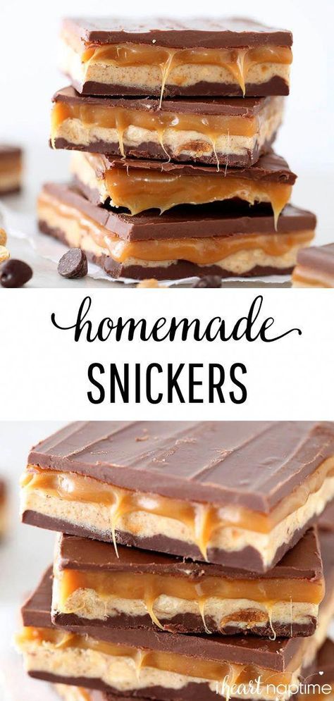 Snickers Dessert, Snickers Recipe, Snickers Cheesecake, Chocolate Homemade, Homemade Snickers, Snickers Bar, Homemade Candies, Diet Keto, Candy Recipes