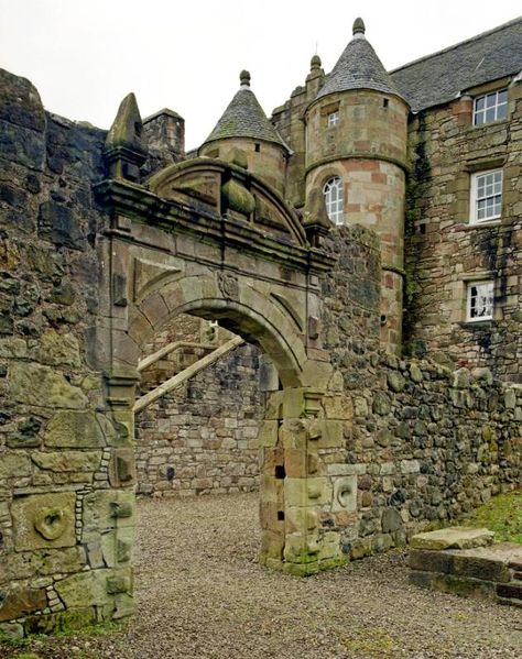 Set in rolling Ayrshire parkland, Rowallan has the appearance of a fairytale castle. We'd recommend a visit to this hidden gem in the year of #hshomecoming! http://goo.gl/3cHMuh #history #castles International Studies, Chateau Medieval, Castle Mansion, Abandoned Castles, Scotland Castles, Scottish Castles, Ancient Buildings, Castle Ruins, Castle House